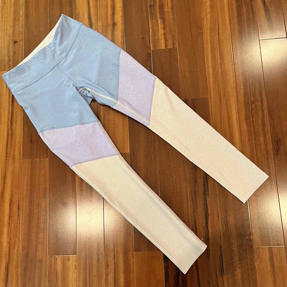 Outdoor Voices Color Block High Waisted Leggings Tights Athletic Size Small